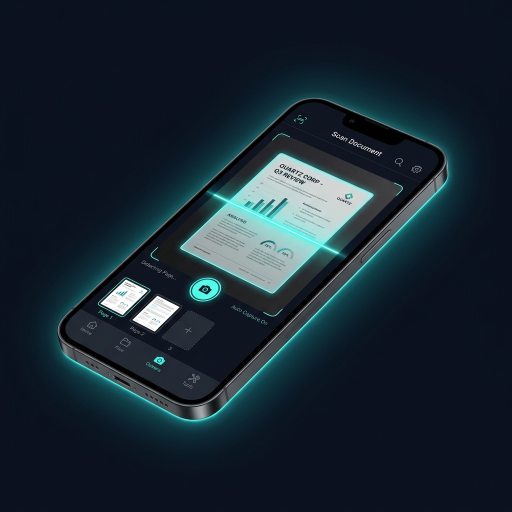 FluxScan App Mockup